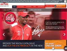 Tablet Screenshot of eyesportwear.com